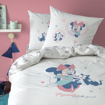 Parure de lit imprimée 100% coton, LITTLE FRIEND MINNIE MOUSE