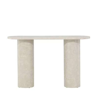 Console ovale effet marbre L130cm - NARVIK VENTURE HOME