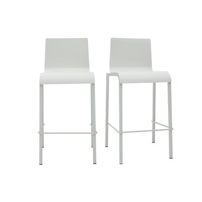 Tabourets de bar design empilables H65 cm (lot de 2) KUPA MILIBOO