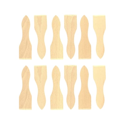 Ensemble de 12 spatules à raclette en bois WOOD EDITION FACKELMANN
