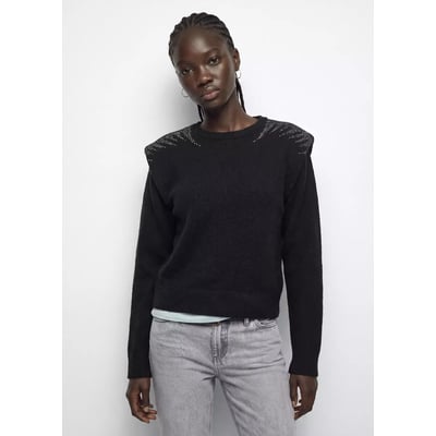 Pull en maille détail brillant aux épaules MANGO TEEN