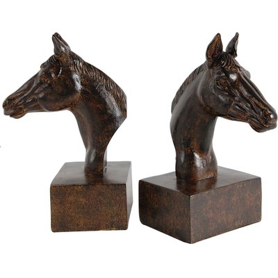 Serre-livres tête de cheval (Lot de 2) JARDINDECO