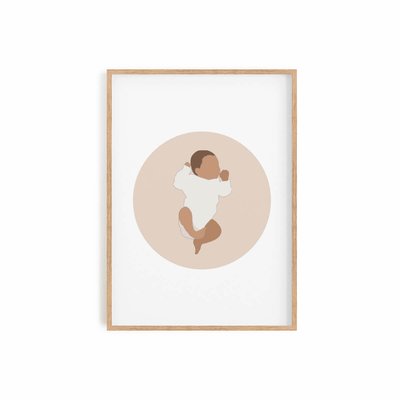 Maravillosa, Affiche avec porte-affiche en chêne 30cm x 40cm COTTON BIRD