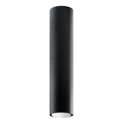 Plafonnier Acier Noir GU10 1 Lagos 40 EDEN