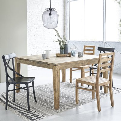 Table extensible en bois de teck recyclé 12 pers.  CARGO BERAH GETAH