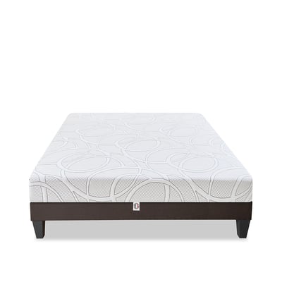 Ensemble Matelas Mémoire de forme POSÉIDON avec sommier OLYMPE LITERIE