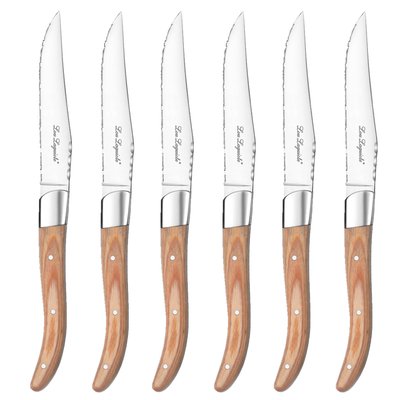 Coffret 6 couteaux steak - LOUIS LOU LAGUIOLE
