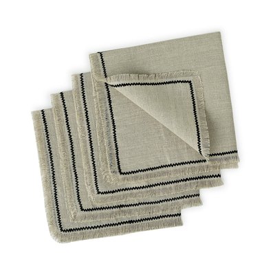Serviette de table (x4) lin lavé GABRIEL FEBRONIE