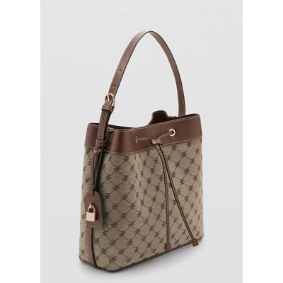 Sac seau avec logo jacquard MANGO