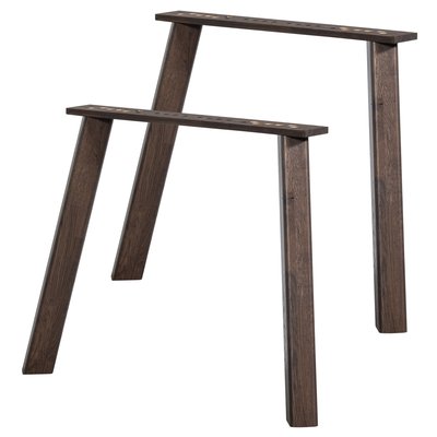 Lot de 2 pieds de table en bois de chêne HAARLEM WOOOD