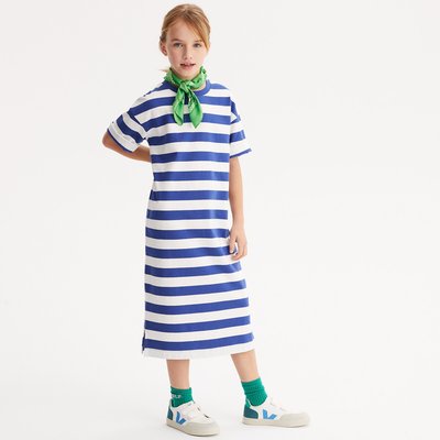 Robe-T-shirt rayée à manches courtes LA REDOUTE COLLECTIONS
