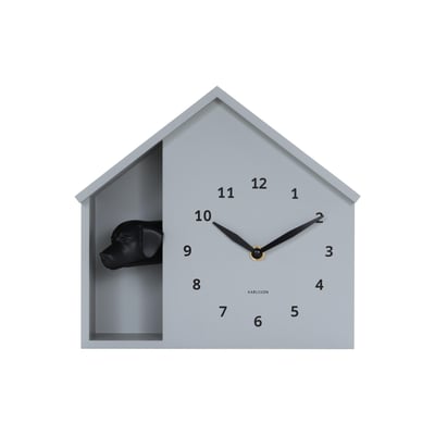 Horloge Murale Plastique PEEKING DOGGY KARLSSON