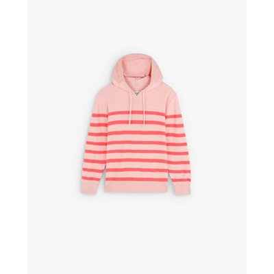 Sweat à capuche tricot à rayures SCALPERS