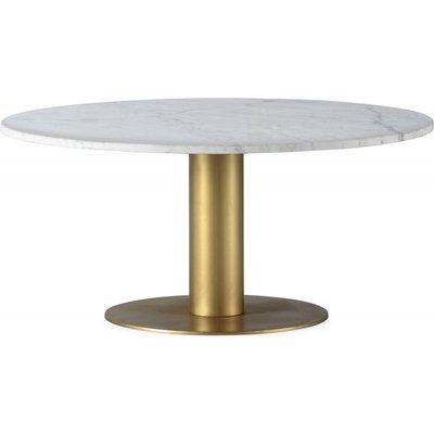 Table basse en marbre, pied en métal RECOLLECTION