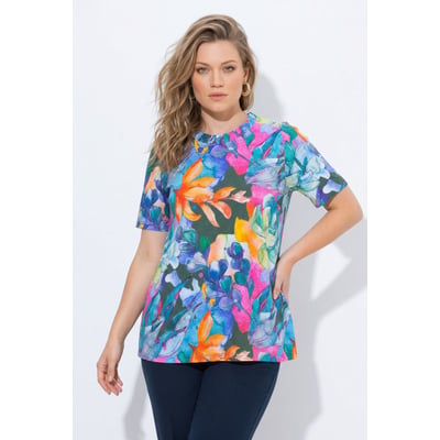 T-shirt en coton bio, motif artichauts ULLA POPKEN