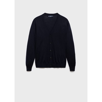 Cardigan 100 % laine mérinos MANGO MAN