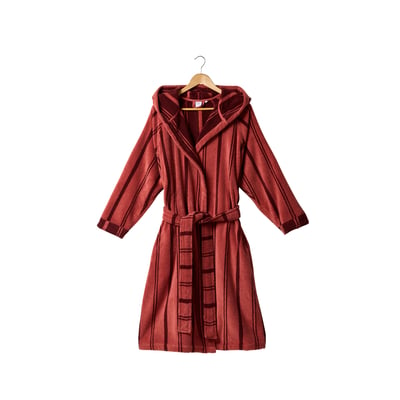 Peignoir mixte ORINE CARRE BLANC