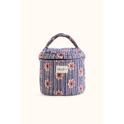 Borsa da toilette vanity, con stampa floreale e a righe, TARA APACHES COLLECTIONS