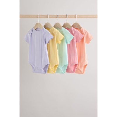 Body côtelé manches courtes , lot de 5 NEXT
