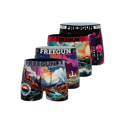 Lot De 4 Boxers Landscape FREEGUN