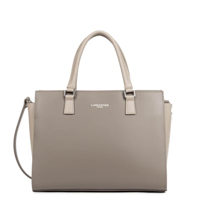 Grand sac cabas main, Made in France SMOOTH LANCASTER