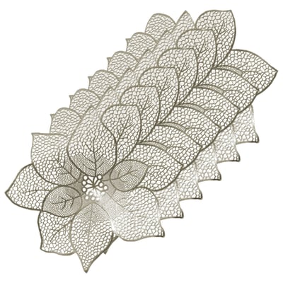 Lot de 6 sets de table motif fleur TOILINUX