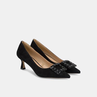 Escarpins en cuir avec ornements de strass ALMA EN PENA