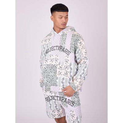 Sweat à Capuche avec motif "bandana" PROJECT X