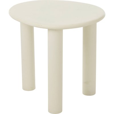 Table d'appoint blanche design épuré en bois pour salon moderne RECOLLECTION