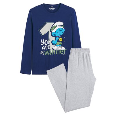 Pyjama sous vetements ado garcon pas cher SCHTROUMPFS La Redoute