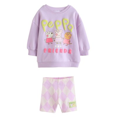 Sweat ras de cou et short cycliste peppa pig NEXT