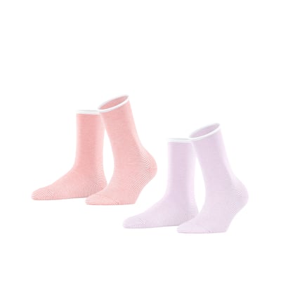 Chaussettes Allover Stripe 2-Pack Opaque ESPRIT