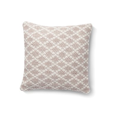 Outdoor/Indoor Argyle Woven Cushion - 100% Recycled 45x45cm HUG RUG WOVEN