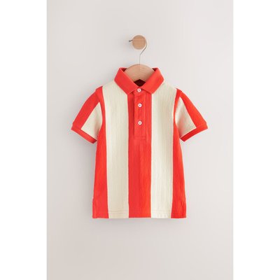 Polo texturé à manches courtes NEXT