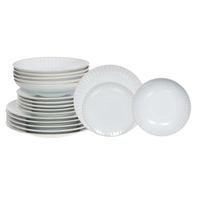 Service d'assiettes 18 pièces Olympe TABLE PASSION