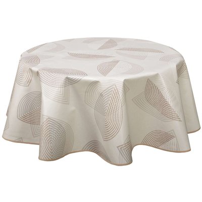 Nappe en toile cirée ronde Baleo TOILINUX