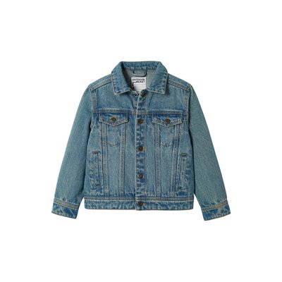 Veste en jean moumoute garcon outlet