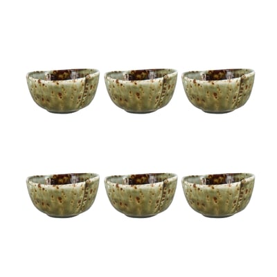 Lot de 6 coupelles 7cm en porcelaine, SIGMA OGO LIVING