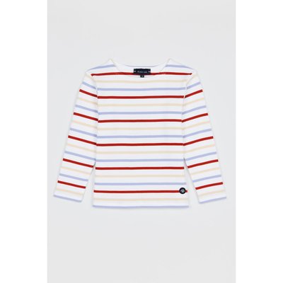 Marinière tricolore en coton épais KIDS ARMOR-LUX