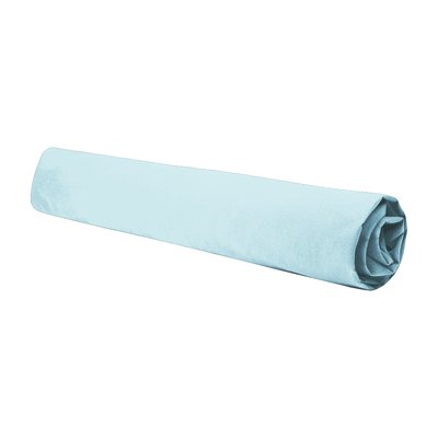 Drap housse en percale de coton lavé bonnet 30cm, DOUCEUR LAVÉE BLANC CERISE