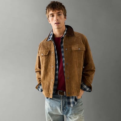 Veste En Cuir Coupe Regular PEPE JEANS