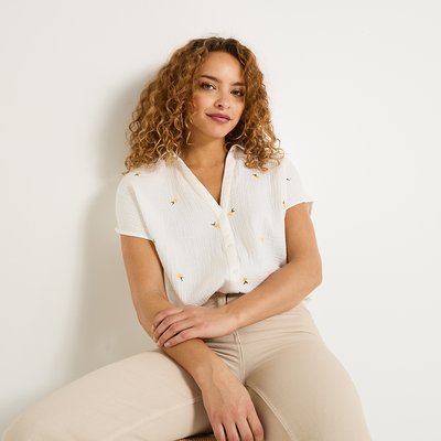 Chemise brodée GRAIN DE MALICE