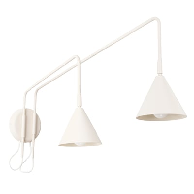 Applique murale Beige E14 2 NOX EDEN