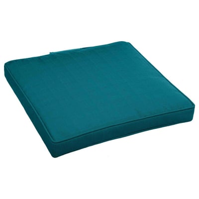 Galette de chaise carrée à scratch déhoussable KORAI HESPERIDE