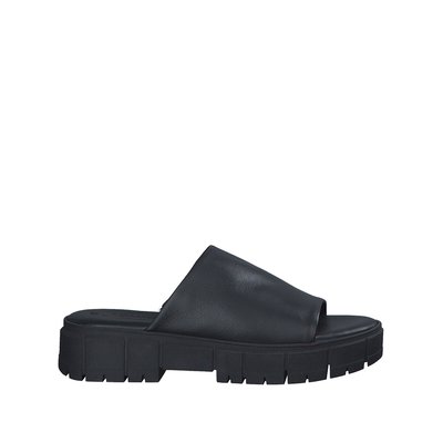 Mules plates en cuir TAMARIS