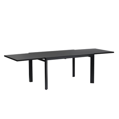 Table de jardin en aluminium noir extensible 6/10 pers.  BASALT BERAH GETAH