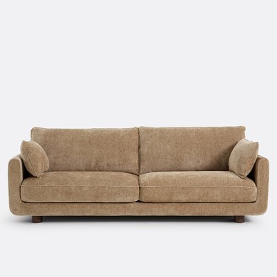 Canapé droit 2, 3, 4 ou 5 places, en chenille épaisse, EMILIO LA REDOUTE INTERIEURS