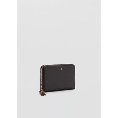 Portefeuille petit effet saffiano MANGO