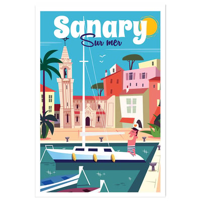 Affiche vacances à Sanary HEXOA