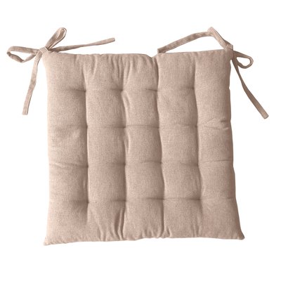 Galette de chaise en coton recyclé HOME MAISON